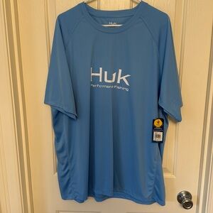 Huk fishing performance T-shirt, UPF 50+. 2XL